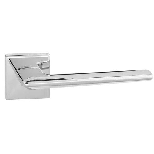 Atlantic Handles Polished Chrome Forme Boston Designer Lever on Minimal Square Rose