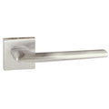 Atlantic Handles Satin Chrome Forme Boston Designer Lever on Minimal Square Rose