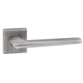 Atlantic Handles Urban Graphite Forme Boston Designer Lever on Minimal Square Rose
