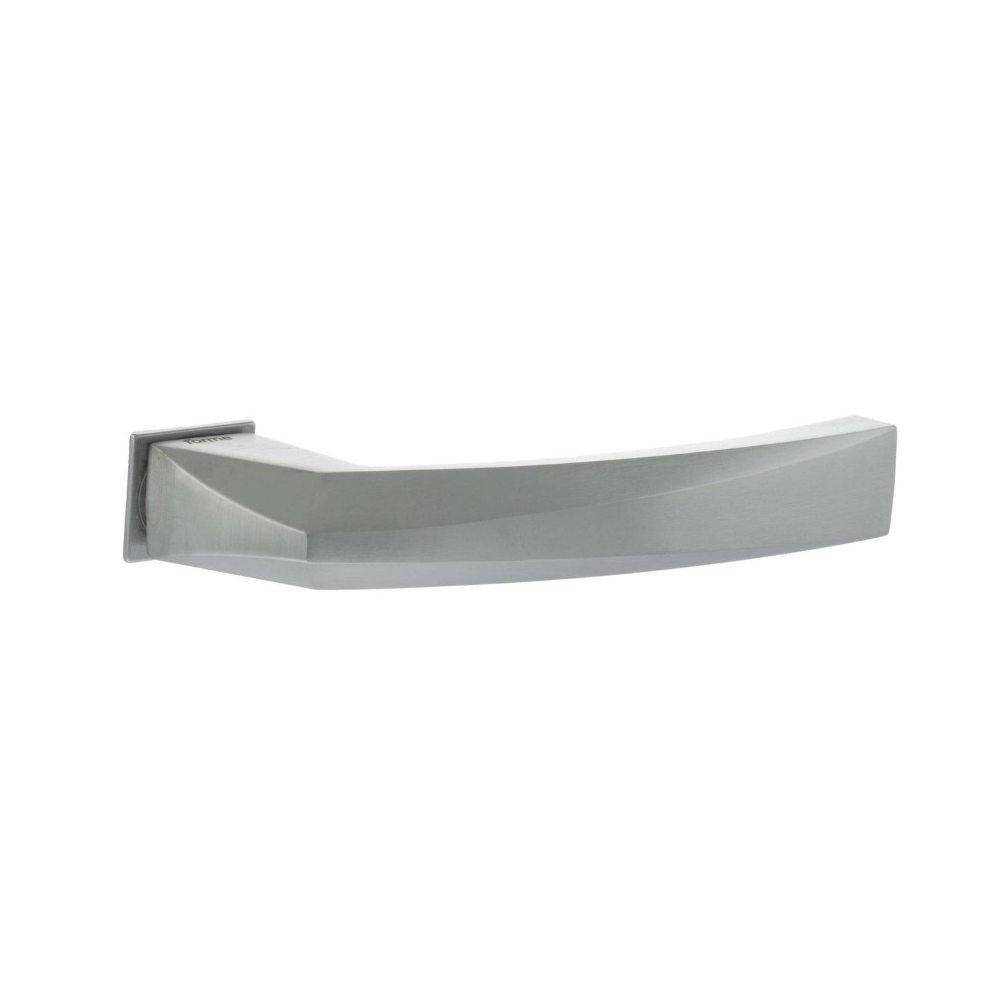 Atlantic Handles Satin Chrome Forme Crystal Lever Door Handle on Concealed Square Rose – Available in 3 finishes