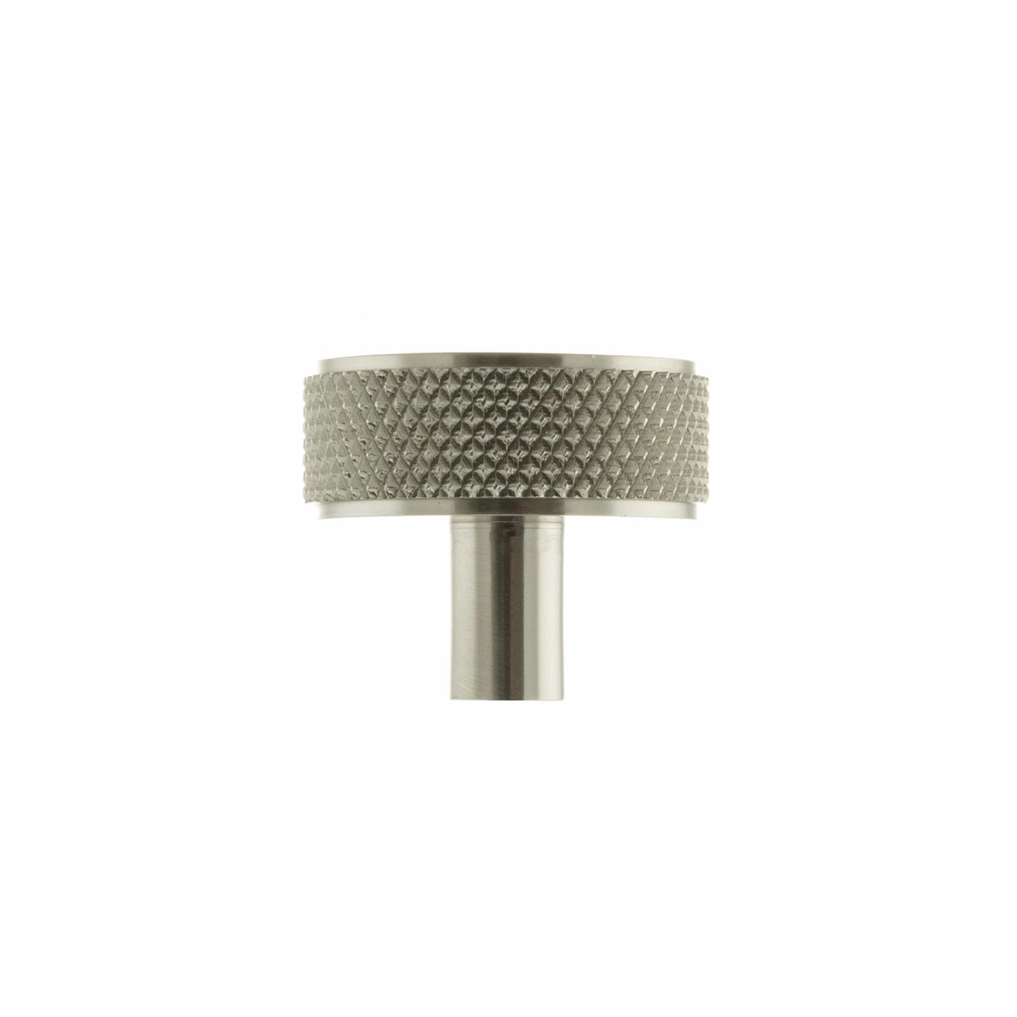 Atlantic Cupboard Knob Satin Nickel Hargreaves Disc Knurled Cabinet Knob