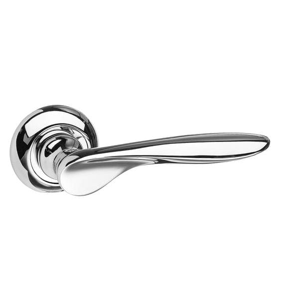 Atlantic Handles Polished Chrome Mediterranean Malta Lever on Round 