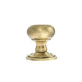 Atlantic Cupboard Knob Antique Brass Old English Harrogate Solid Brass Mushroom Mortice Knob on Concealed Fix Rose