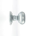 Atlantic Cupboard Knob Satin Chrome Old English Harrogate Solid Brass Mushroom Mortice Knob on Concealed Fix Rose
