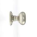 Atlantic Cupboard Knob Satin Nickel Old English Harrogate Solid Brass Mushroom Mortice Knob on Concealed Fix Rose
