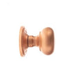 Atlantic Cupboard Knob Urban Satin Copper Old English Harrogate Solid Brass Mushroom Mortice Knob on Concealed Fix Rose