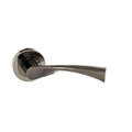 Atlantic Handles Black Nickel STATUS Colorado Lever on Round Rose