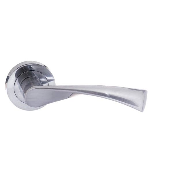 Atlantic Handles Satin Chrome STATUS Colorado Lever on Round Rose
