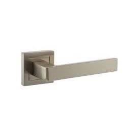 Atlantic Handles Satin Nickel STATUS Montana Designer Lever on S4 Square Rose