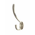 Atlantic Coat & Hat Hooks Satin Nickel Traditional Solid Brass Hat & Coat Hook