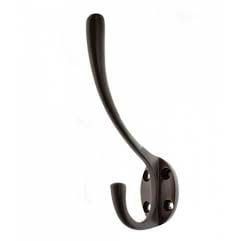 Atlantic Coat & Hat Hooks Urban Bronze Traditional Solid Brass Hat & Coat Hook