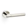Knurled Spitfire Lever on Round Rose