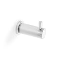 Brunel Knurled Coat Hook Polished Chrome Love Handles uk