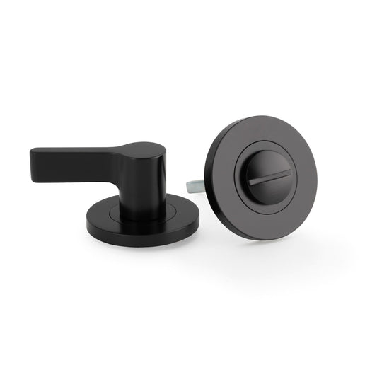 Accessible Thumbturn and Emergency Release Black Without Indicator