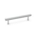 Crispin Knurled T-Bar Cupboard Pull Handle Polished Chrome 128mm Love Handles uk