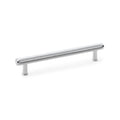 Crispin Knurled T-Bar Cupboard Pull Handle Polished Chrome 160mm Love Handles uk