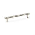 Crispin Knurled T-Bar Cupboard Pull Handle Polished Nickel 160mm Love Handles uk