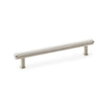 Crispin Knurled T-Bar Cupboard Pull Handle Satin Nickel 160mm Love Handles uk