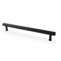 Crispin Knurled T-Bar Cupboard Pull Handle Black 224mm Love Handles uk