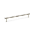 Crispin Knurled T-Bar Cupboard Pull Handle Polished Nickel 224mm Love Handles uk