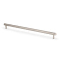 Crispin Knurled T-Bar Cupboard Pull Handle Polished Nickel 448mm Love Handles uk