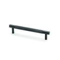 Brunel Knurled T-Bar Cupboard Pull Handle Dark Bronze PVD 128mm