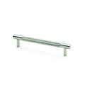 Brunel Knurled T-Bar Cupboard Pull Handle Satin Nickel 160mm