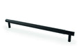 Brunel Knurled T-Bar Cupboard Pull Handle Black 224mm