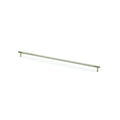 Brunel Knurled T-Bar Cupboard Pull Handle Satin Nickel 448mm