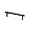 Brunel Knurled T-Bar Cupboard Pull Handle Dark Bronze PVD 96mm