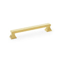Jesper Square Cupboard Pull Handle Satin Brass PVD 160mm