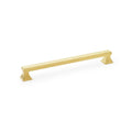 Jesper Square Cupboard Pull Handle Satin Brass PVD 224mm