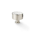 Leila Hammered Cupboard Knob Polished Nickel 35mm