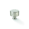 Leila Hammered Cupboard Knob Satin Nickel 35mm