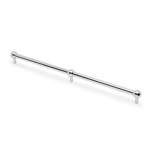 Plain Caesar Cabinet Pull Handle Polished Chrome 448mm Love Handles uk