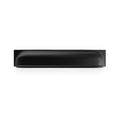 Alexander & Wilks Quantock Cup Handle in black, designed with a smooth, rounded profile and a sleek finish, suitable for cabinets and drawers.