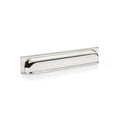 Alexander & Wilks Quantock Cup Handle in polished chrome finish, featuring a simple, streamlined design with a rounded shape and flat base for easy installation.