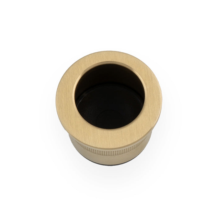 Round Sliding Door Finger Edge Pull - Round (29mm)