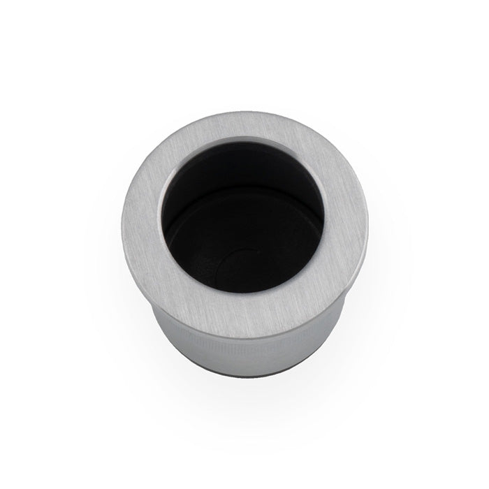Round Sliding Door Finger Edge Pull - Round (29mm)