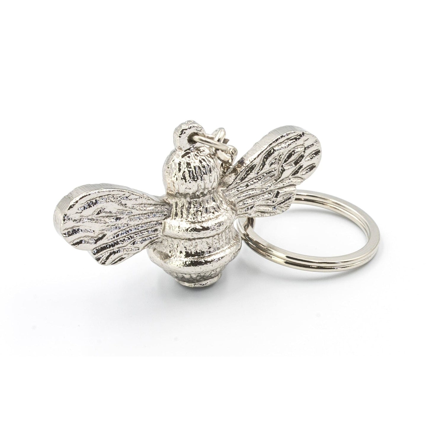 Brass bee Bumblebee Keyring | Double Sided - Brass bee