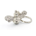 Brass bee Bumblebee Keyring | Double Sided - Brass bee