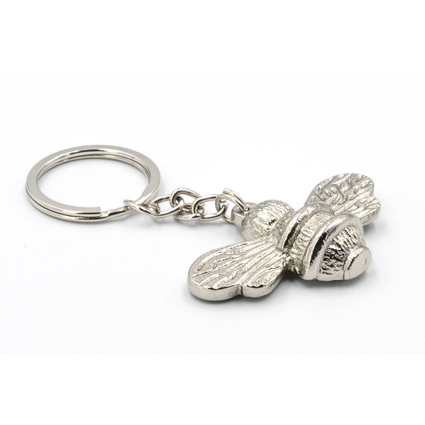Brass bee Bumble bee Keyring - Brass bee