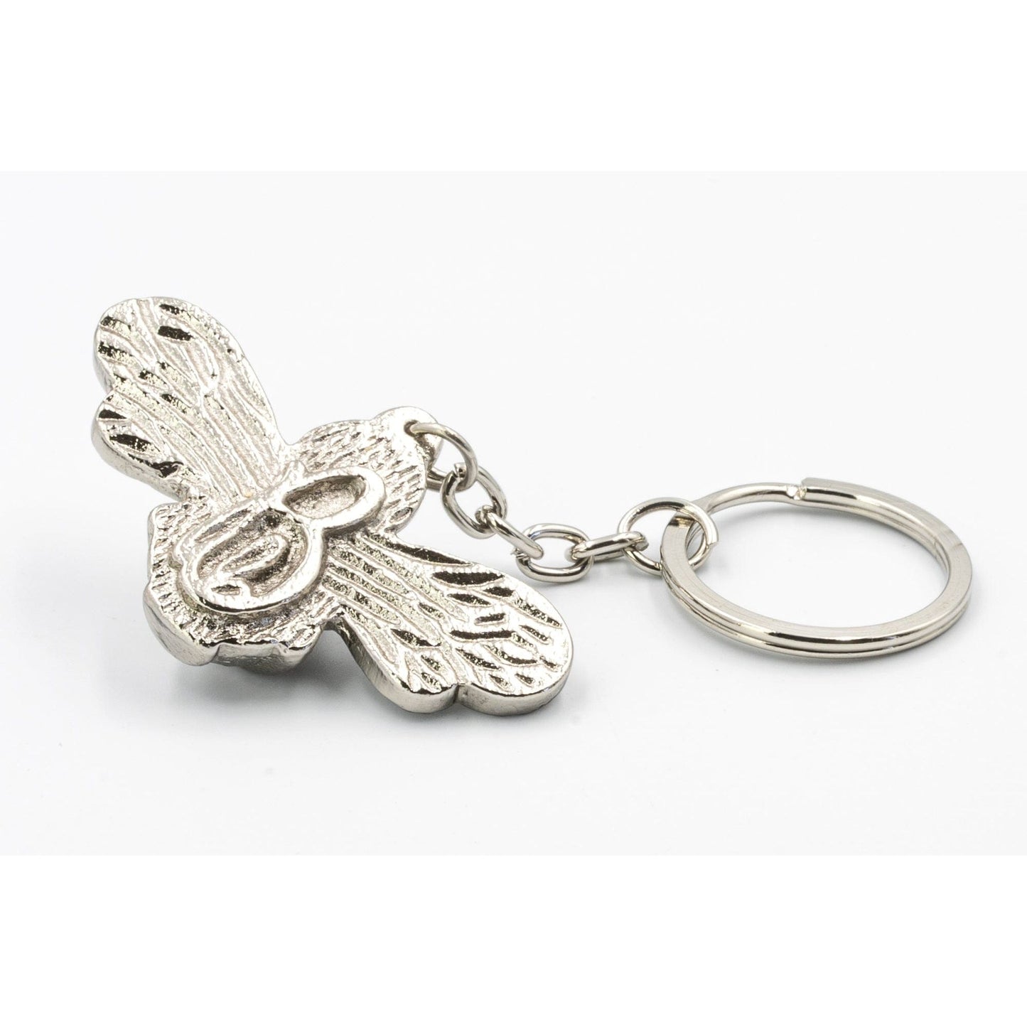 Brass bee Bumble bee Keyring - Brass bee