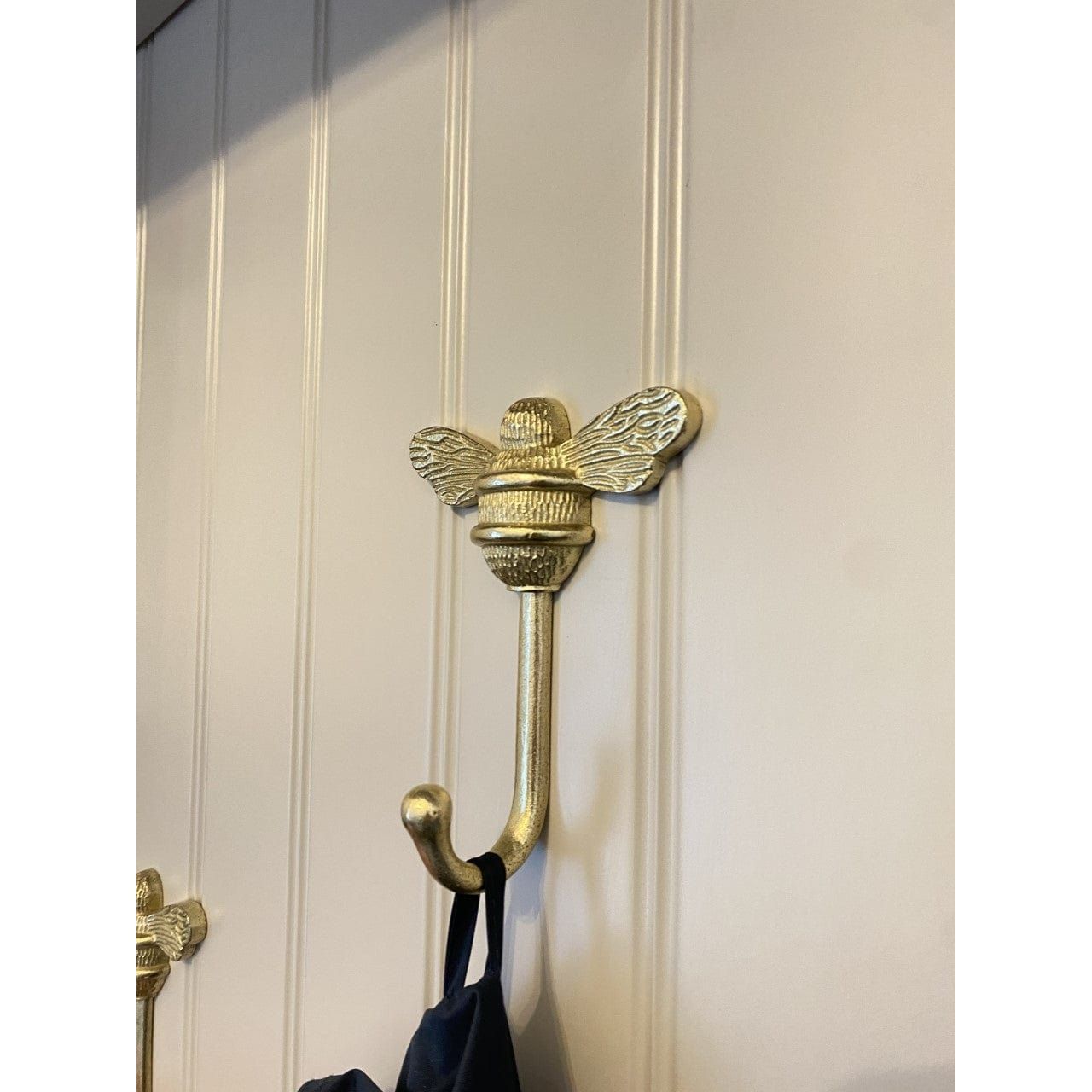 Brass bee Coat Hook - Brass Finish - Brass bee