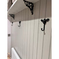 Brass bee Coat Hook - Black Finish - Brass bee