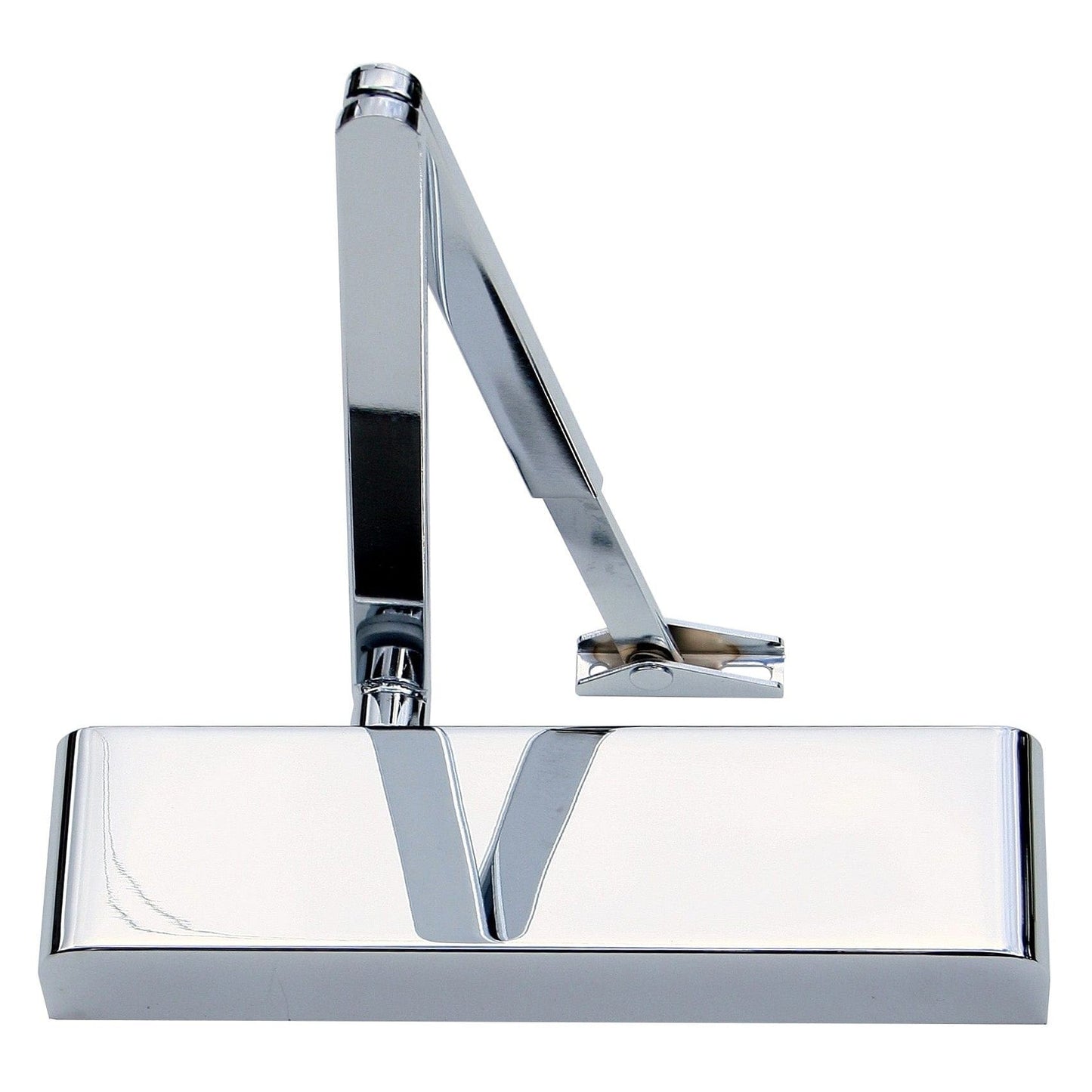 Boss Door Controls Closers Silver Ts224V Door Closer C/W Arm & Cover, Certified Approved