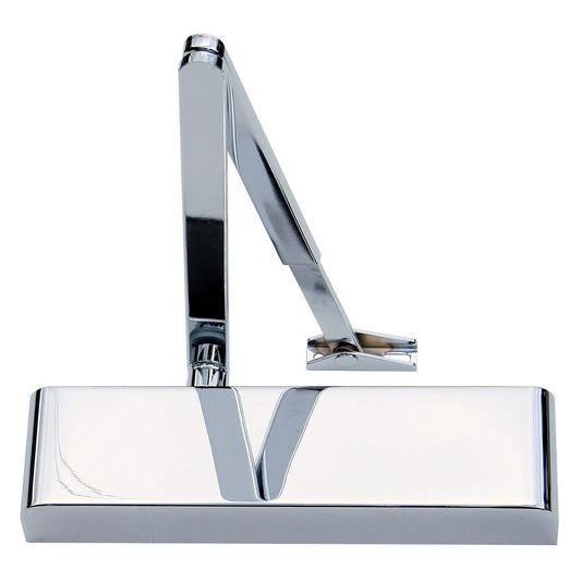 Boss Door Controls Closers Silver Ts224V Door Closer C/W Arm & Cover, Certified Approved