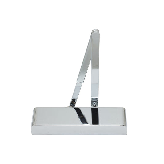 Boss Door Controls Closers Silver Ts5225 Door Closer C/W Back Check & Delayed Action, Cover And Arm, Certified