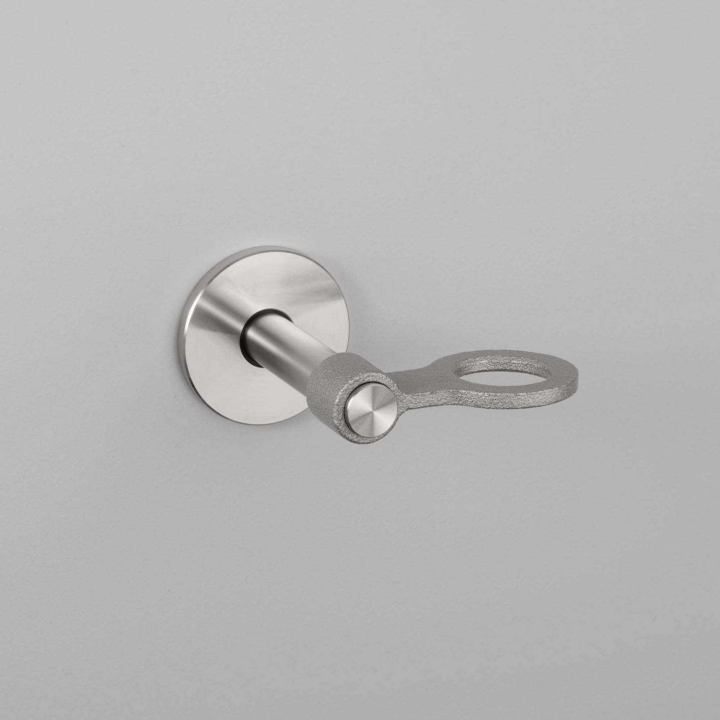 Soap Holder / Cast / Single Dispenser Steel