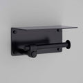 Buster + Punch Toilet Roll Holder / With Shelf / Cast Welders Black